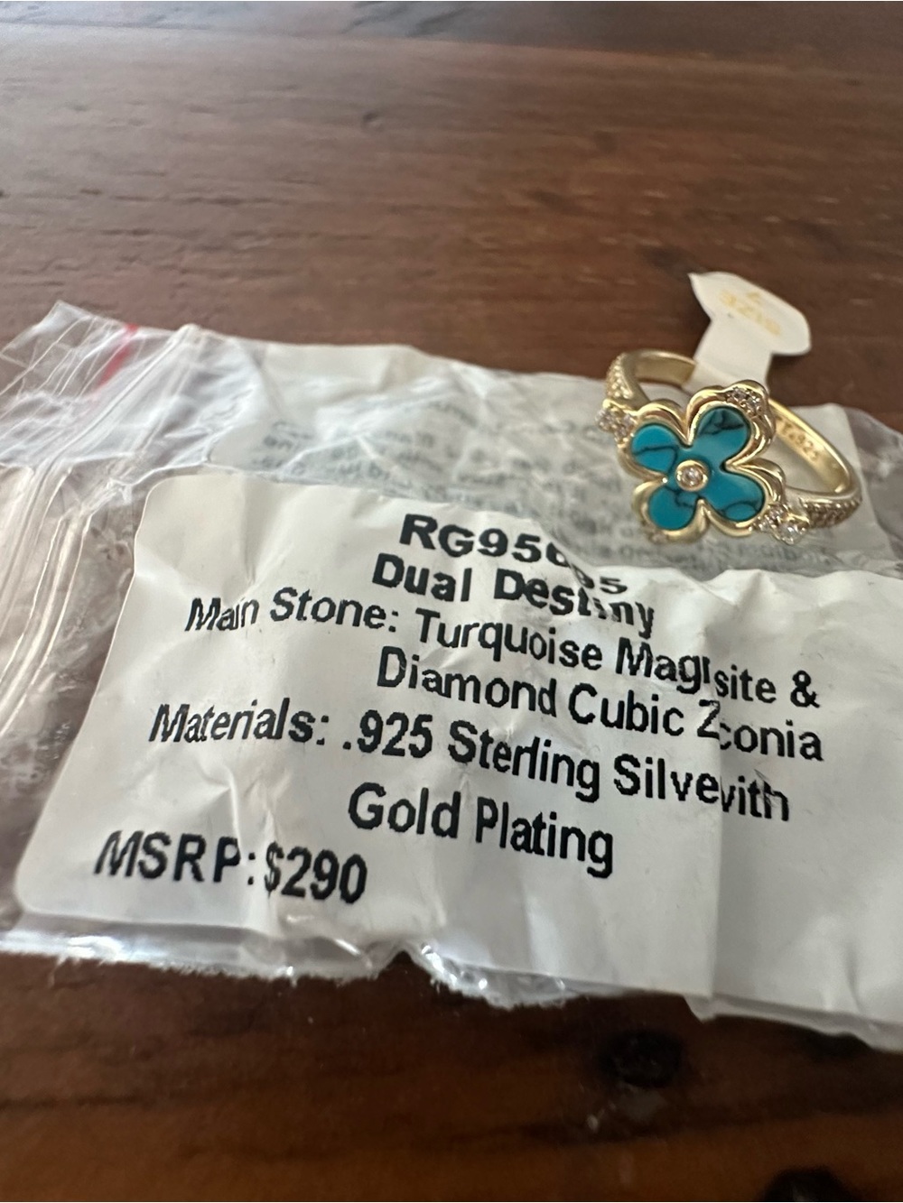 Bomb Party Vermeil Dual Destiny Ring - Picture 2 of 4